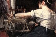 Diego Velazquez Details of The Tapestry-Weavers painting